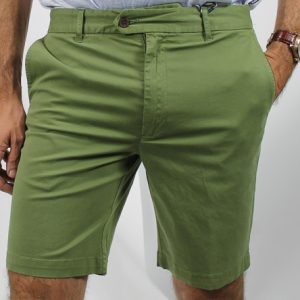 James Harper Green Chino Short-JHSH23-front