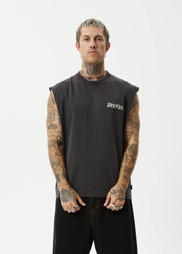 2-Afends Destroyer Mens Sleeveless Tee-M244082-Front