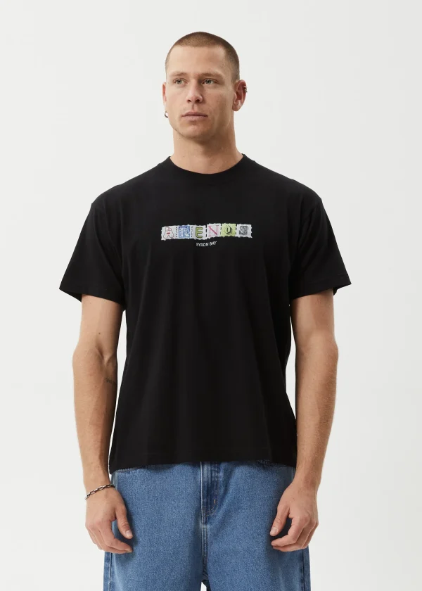 2-Afends Take A Trip Mens Boxy Fit Tee-M244017-Black-Front