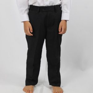 Ambassador - Boys Dress Trouser - T128K-BLK-01