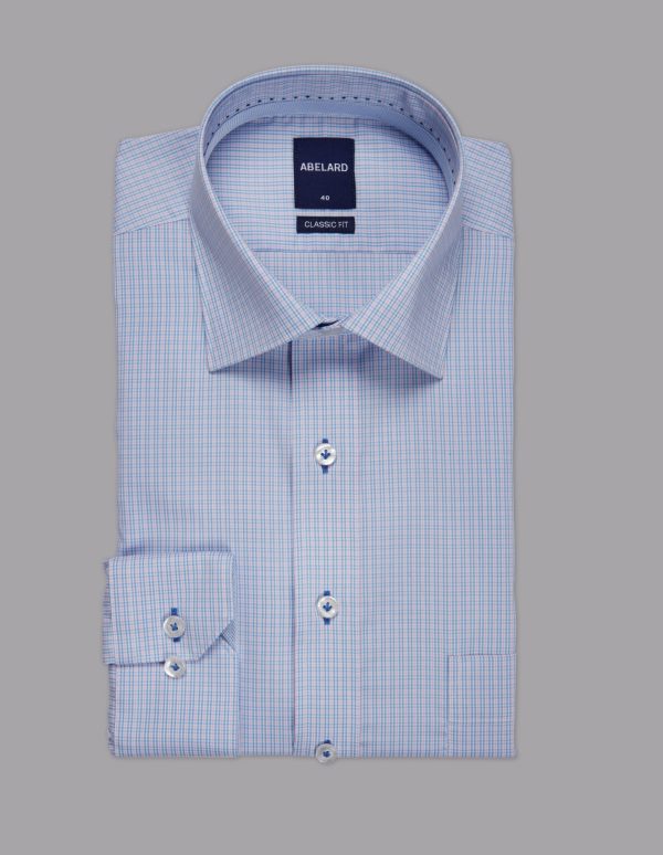 Abelard Cinigiano Check Long Sleeve Classic Fit Shirt-A241121178-1