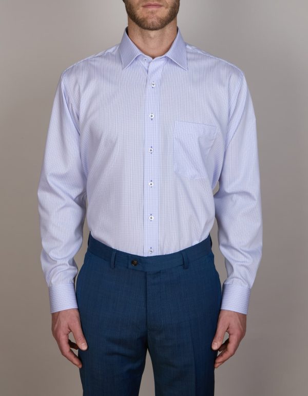 Abelard Cinigiano Check Long Sleeve Classic Fit Shirt-A241121178-HERO