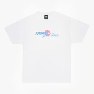 Afends Mens Good Times Grahic Boxy T-Shirt-M234005-White-2