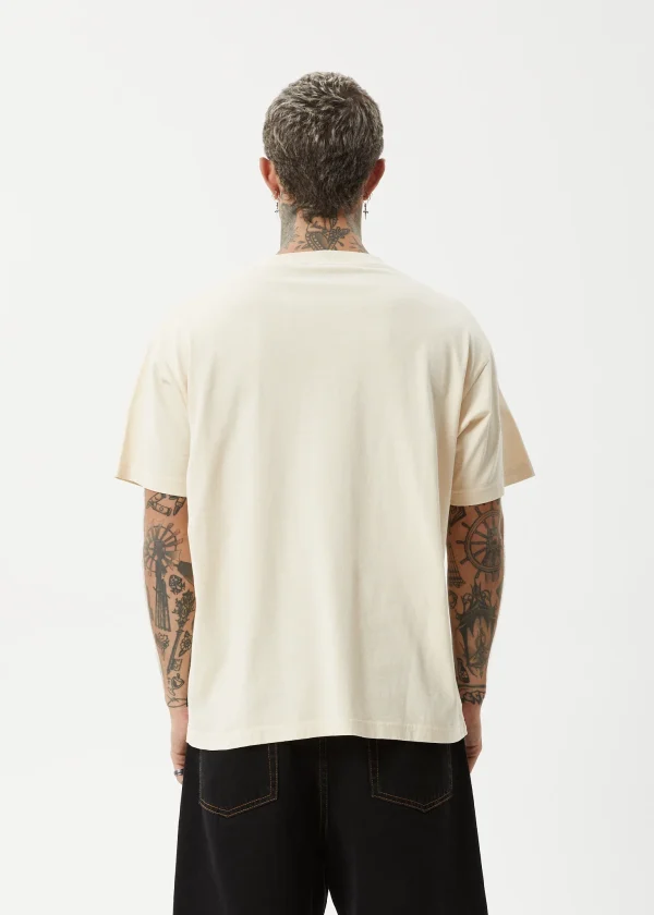 Afends Men's Peace Out Boxy Fit Tee-M244002-Back