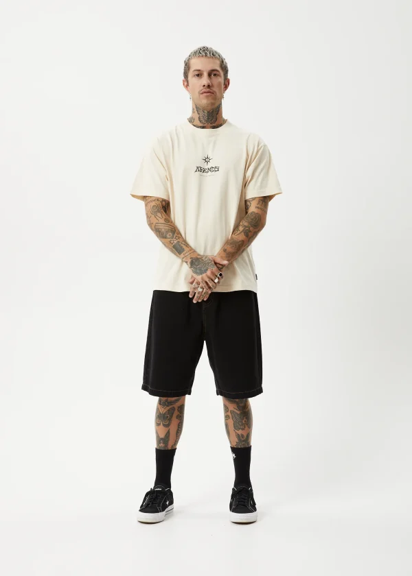 Afends Men's Peace Out Boxy Fit Tee-M244002-Full