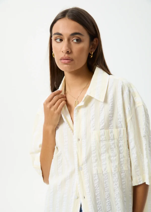 Afends Splice Womens Short Sleeve Shirt-W244113-CLOSEUP