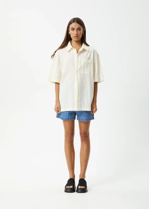 Afends Splice Womens Short Sleeve Shirt-W244113-FULL