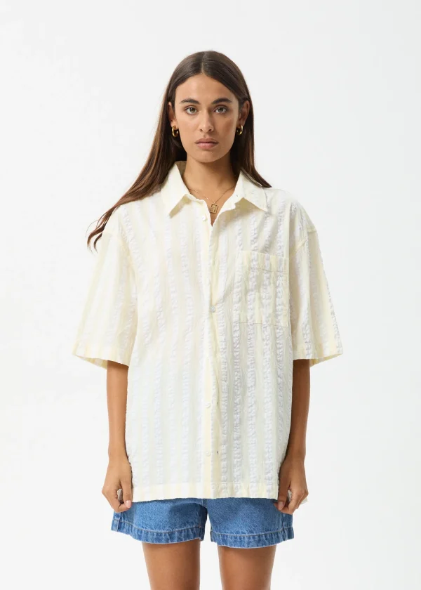 Afends Splice Womens Short Sleeve Shirt-W244113-HERO