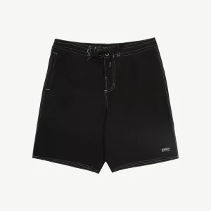 Afends Surf Related Fixed Waist Board Shorts-M230300-BLACK-HERO