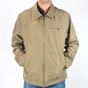 Back Bay Zip through Cotton Blend Jacket-G360307-01-HEro