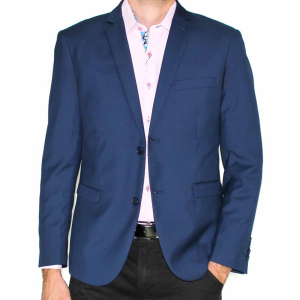 Bellaggio Plain Suit Jacket-Blue02