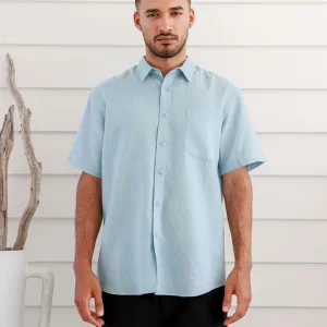 Braintree Hemp Tencel Short Sleeve Shirt -Front