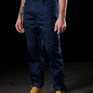 FXD WP-6 Elastic Waist Work Pant-FX02206018-Navy-Side