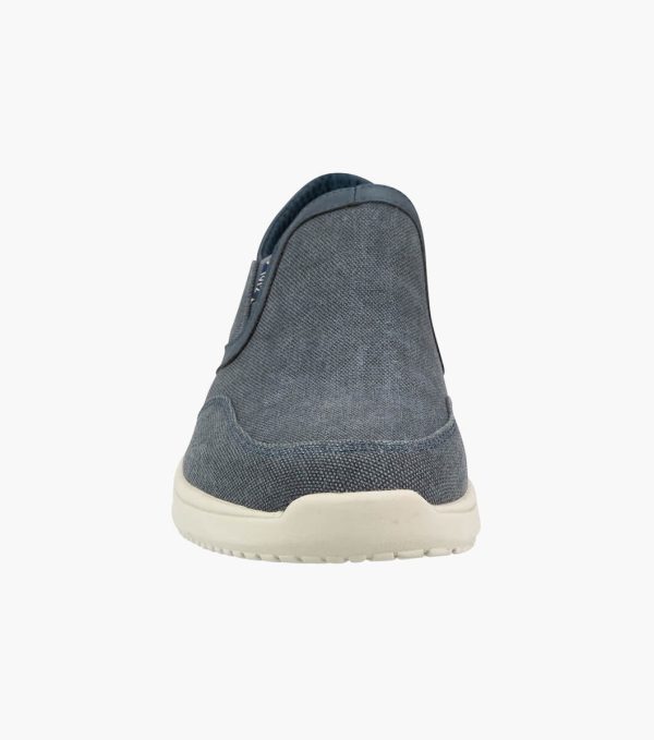 Florshiem Conway EZ Canvas Shoe-181150-Navy-Front