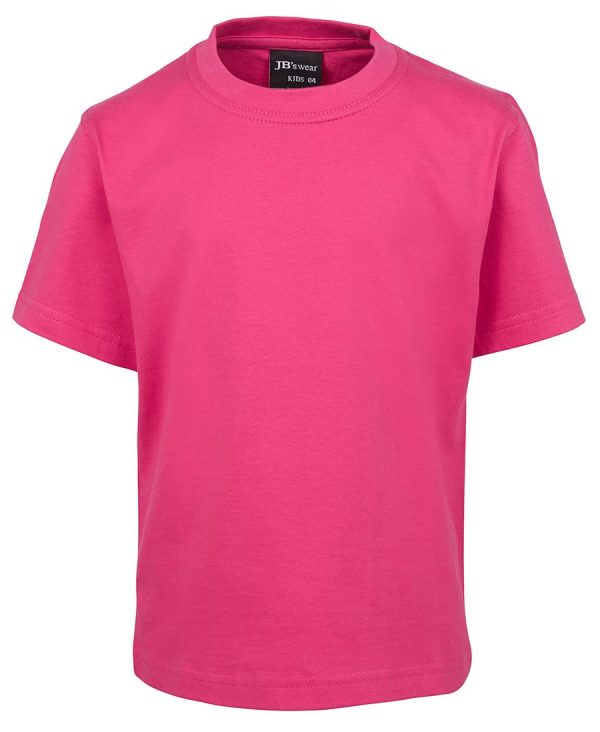 JB's Wear Kids Cotton Tee-1KT-HotPink-4