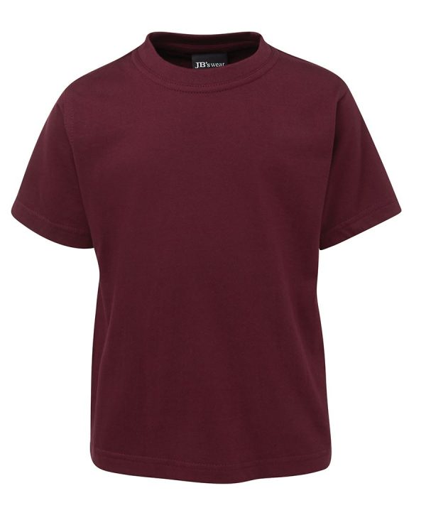 JB's Wear Kids Cotton Tee-1KT-Maroon-1