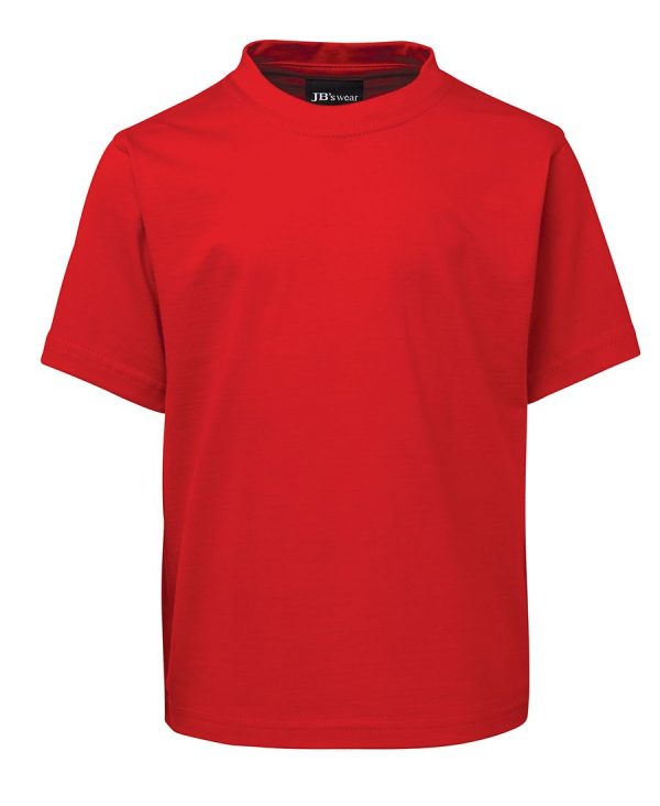 JB's Wear Kids Cotton Tee-1KT-Red-1-Hero