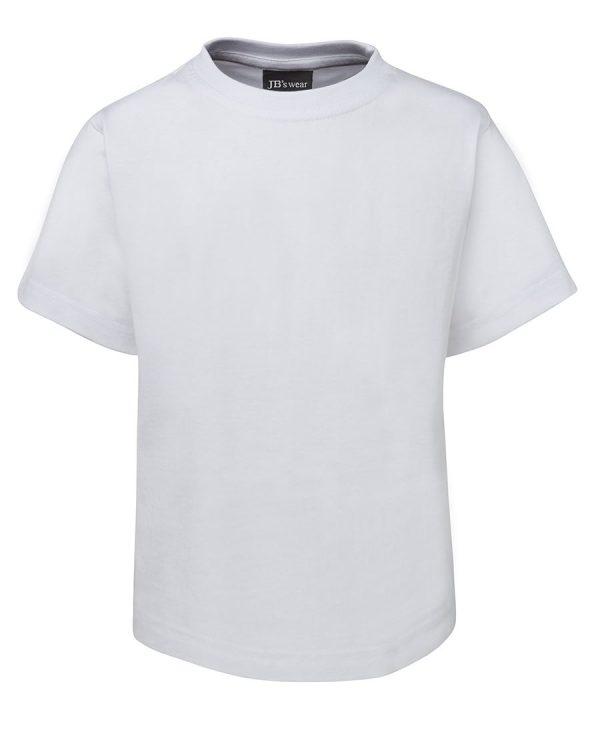 JB's Wear Kids Cotton Tee-1KT-White-1