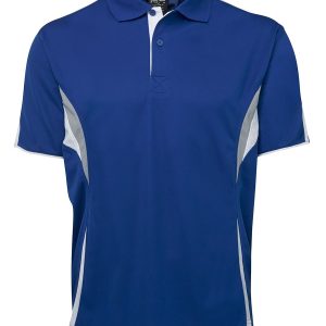 JB's Wear Podium Cool Polo-7COP-Royal:White:Grey-1