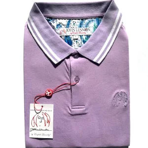 John Lennon Liam Short Sleeve Polo-JLP001-LILAC-HERO