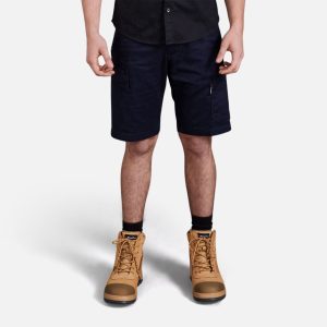 King Gee Tradies Summer Lightweight Cargo Work Shorts-K17340-OiledNavy-Hero