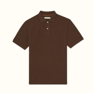 RM Williams Rod Polo-Chocolate