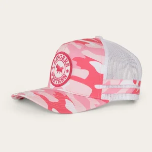 Ringers Western McCoy Kids Trucker Cap-722041RW-Pink-White-Hero