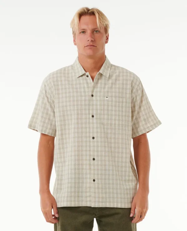 Rip Curl Classic Surf Check Short Sleeve Shirt-03UMSH-BONE-HERO