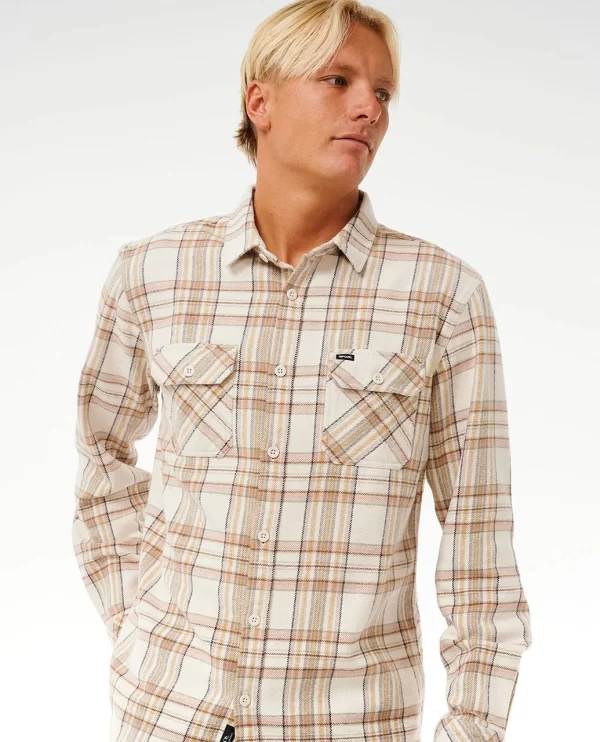 Rip Curl Griffin Flannel Shirt-01EMSH-01-BONE