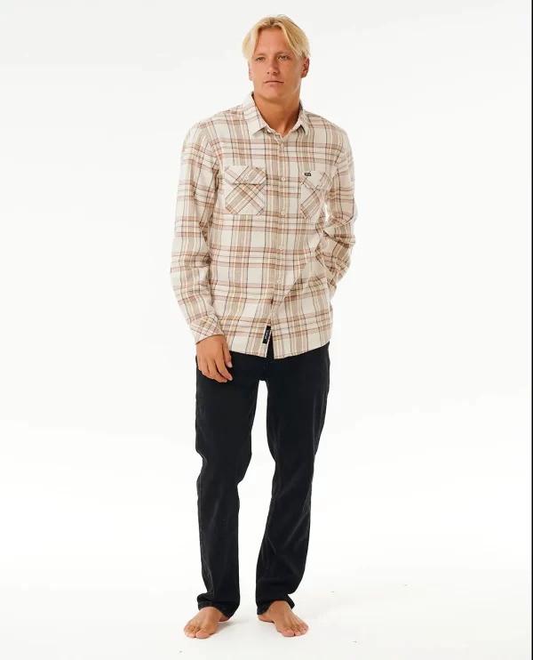 Rip Curl Griffin Flannel Shirt-01EMSH-04-BONE