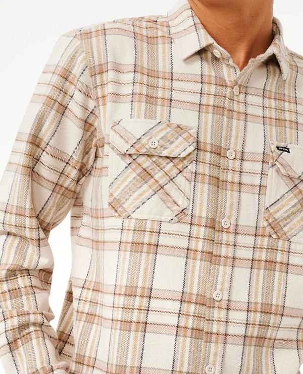 Rip Curl Griffin Flannel Shirt-01EMSH-05-BONE