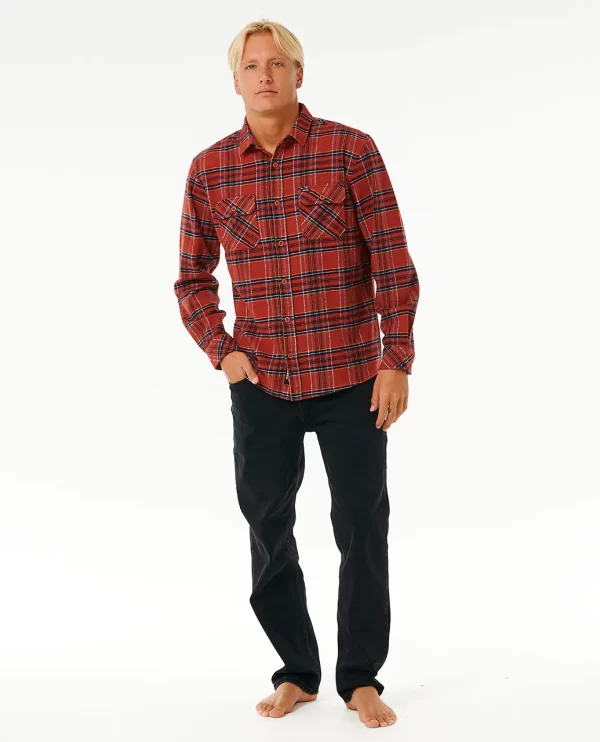 Rip Curl Griffin Flannel Shirt-01EMSH-06-RED