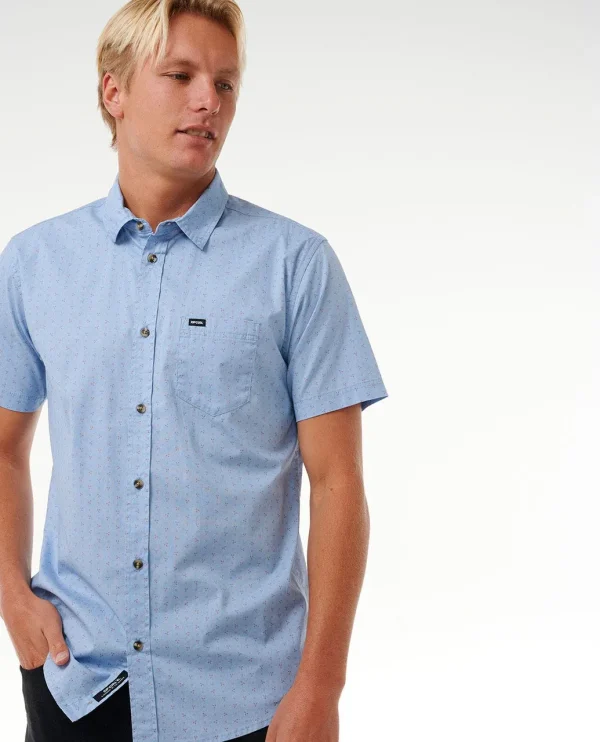 Rip Curl Micro Short Sleeve Shirt-03RMSH-PALEBLUE-HERO