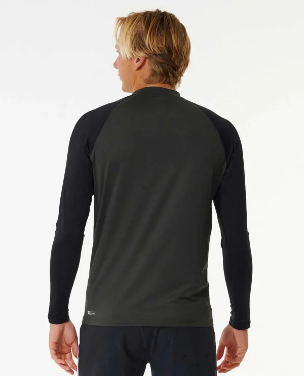 Rip Curl Shock UV Long Sleeve Mens Rash Vest-146MRV-Back