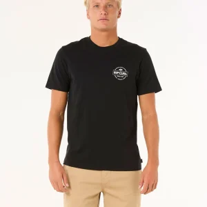 Rip Curl Staple Tee-0MKMTE-Black-Hero