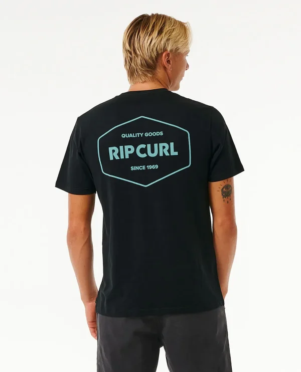 Rip Curl Stapler T-Shirt-0ETMTE-BLACK-3