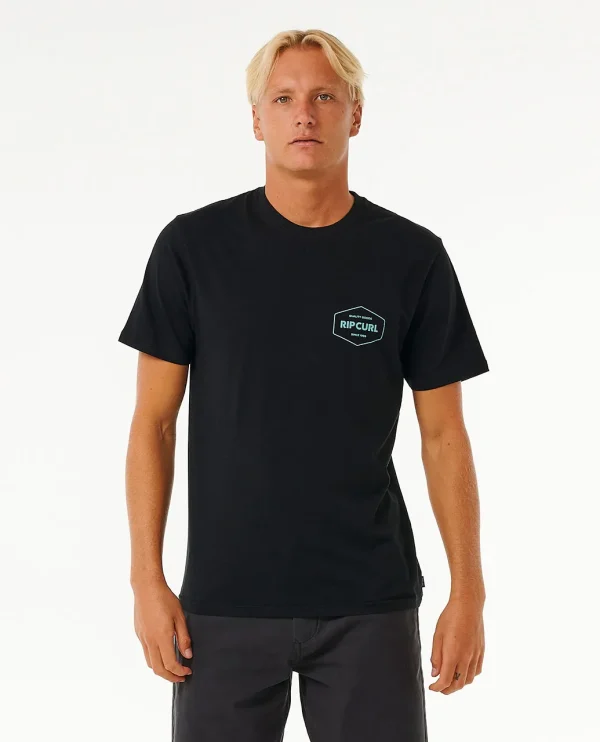 Rip Curl Stapler T-Shirt-0ETMTE-BLACK-7