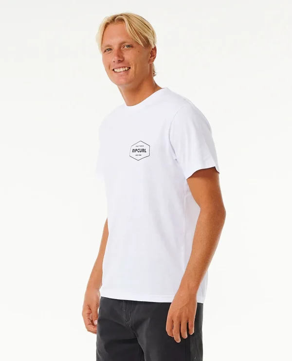 Rip Curl Stapler T-Shirt-0ETMTE-WHT2