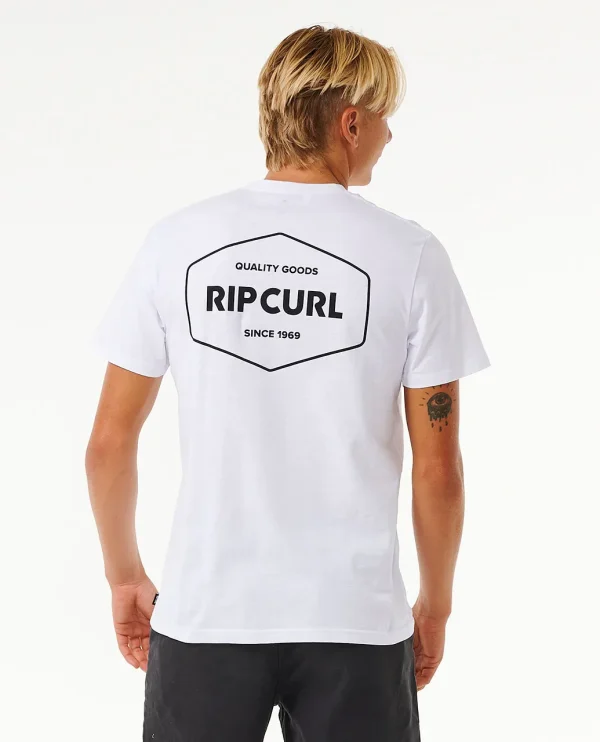 Rip Curl Stapler T-Shirt-0ETMTE-WHT3