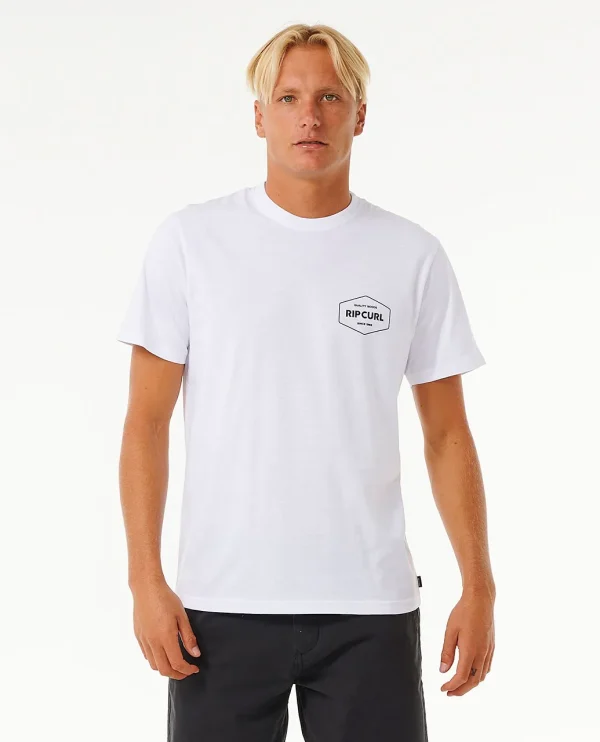 Rip Curl Stapler T-Shirt-0ETMTE-WHT6