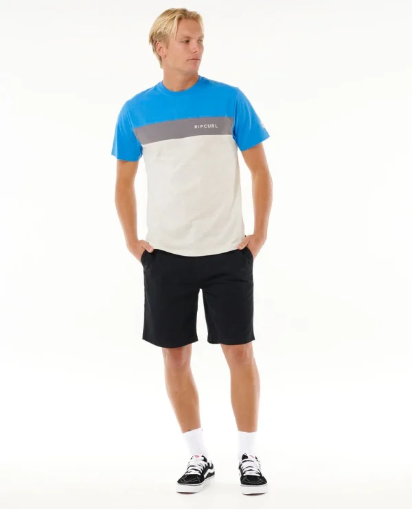 Rip Curl Undertow Panel T-Shirt-0FUMTE-Aqua-Grey-Full