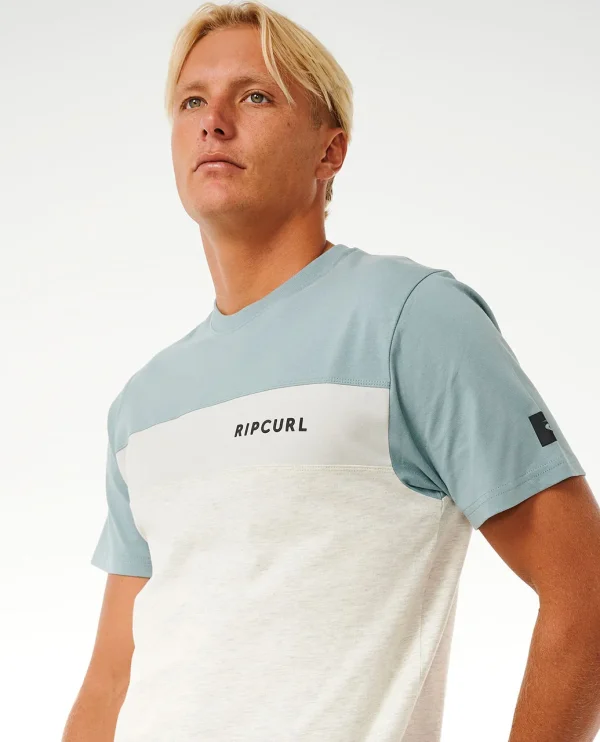 Rip Curl Undertow Panel T-Shirt-0FUMTE-TEAL:WHITE-1-HERO