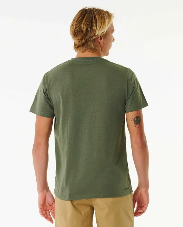 Rip Curl VaporCool Varial 2.0 T-Shirt-Olive Green-2