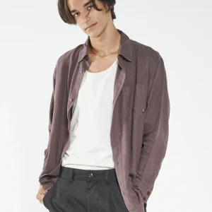 Thrills Hemp Minimal Oversize Long Sleeve Shirt-TH22-201I-Hero