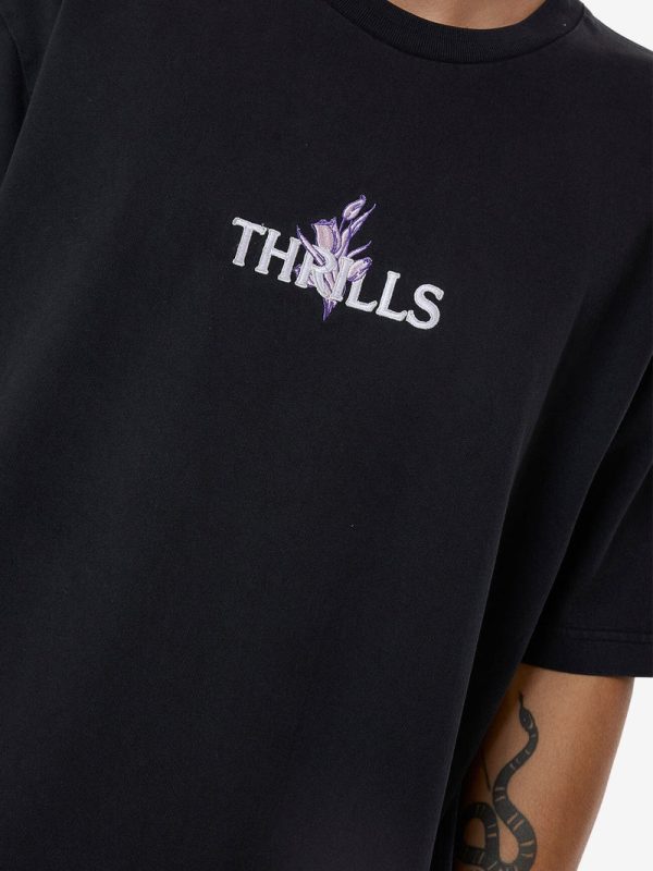 Thrills In Bloom Oversize Tee-TH24109B-CloseUp