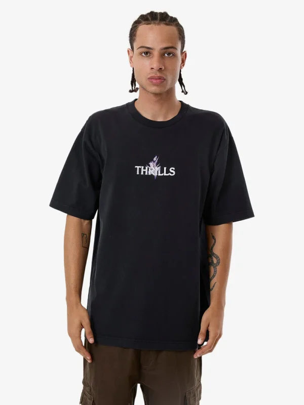 Thrills In Bloom Oversize Tee-TH24109B-Hero