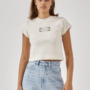 Thrills Inlay Womens Mini T Shirt-WTS23-124AHW-01-Hero