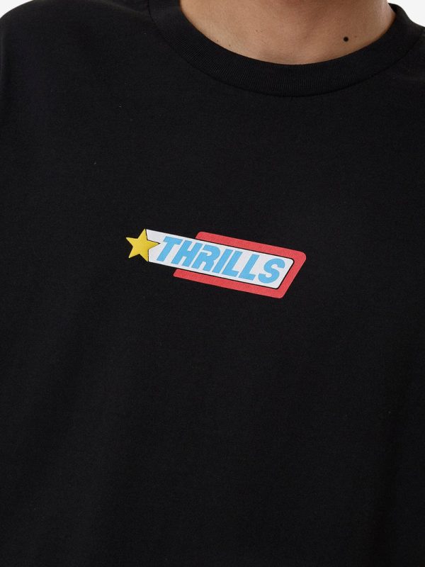 Thrills Lockstar Merch Fit Tee Black-TH24128B-closeUp