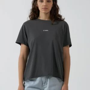 Thrills Minimal Womens Relaxed T-Shirt -WTR23-100BM-BLK-01-HERO