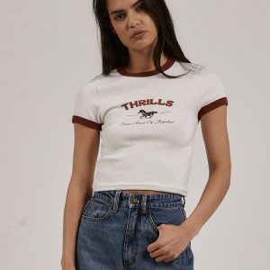 Thrills Riding in Paradise Y2K Womens T-Shirt-WTH23-115A-D WHT-01-Hero